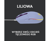 LOGITECH G102 Lightspeed Gaming Lilac - 592501 - zdjęcie 9